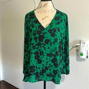 Worthington Long Sleeve Blouse Size Large